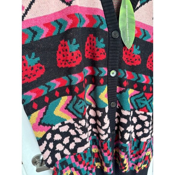 FARM RIO Crazy Mix Multicolor Patterned Cardigan - Picture 11 of 16